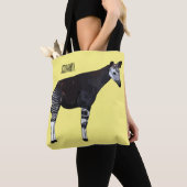 Okapi cartoon Illustration Tasche (Von Nahem)