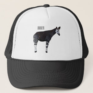 Okapi cartoon Illustration Truckerkappe