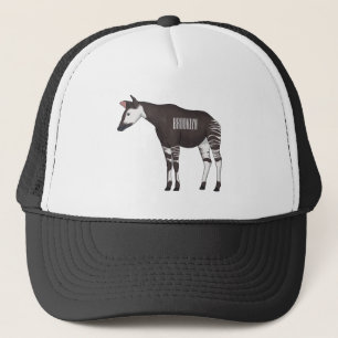 Okapi cartoon Illustration Truckerkappe