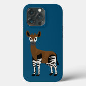 Okapi-Cartoon, majestätisches Okapi-Tier, Okapi-Li Case-Mate iPhone Hülle (Rückseite)