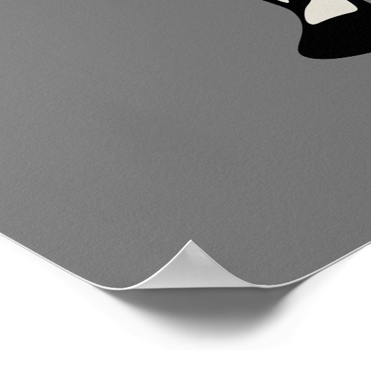 Okapi-Cartoon, majestätisches Okapi-Tier, Okapi-Li Poster (Ecke)