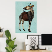 OKAPI & FEDERN POSTER (Heimbüro)