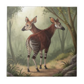 Okapi Fliese (Vorderseite)