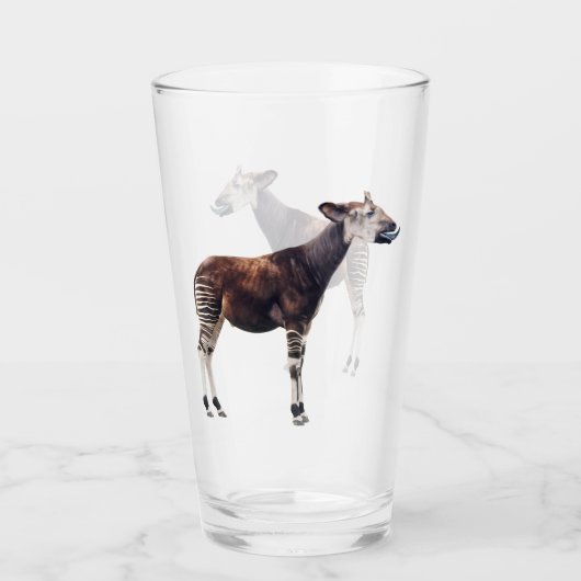 Okapi Glas (Vorderseite)