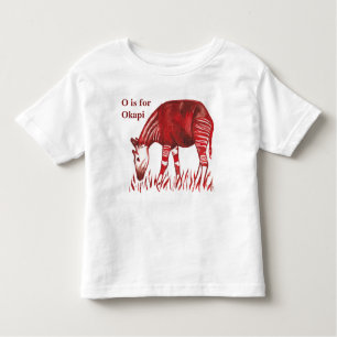 Okapi-Grafik-Baby und der T - Shirt der Kinder