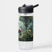 Okapi im Regenwald (Zebra Giraffe) Trinkflasche (Links)