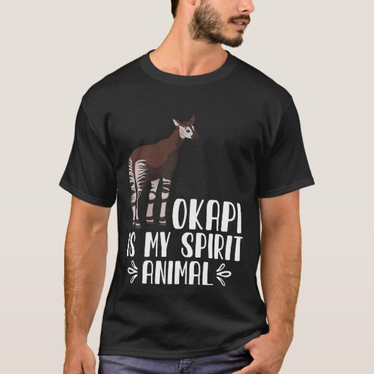 Okapi ist mein Geisttier T-Shirt (Vorderseite)