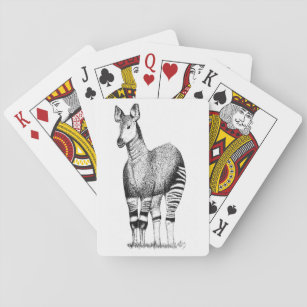 Okapi-Kunst-Spielkarten Spielkarten