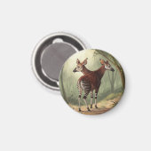 Okapi Magnet (Vorderseite/Rückseite)