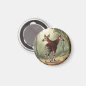 Okapi Magnet (Vorderseite/Rückseite)