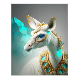 OKAPI MOTU Forrest Giraffe Insel Lemuria Fotodruck