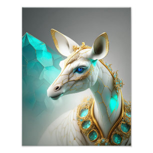OKAPI MOTU Forrest Giraffe Insel Lemuria Fotodruck