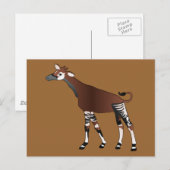 Okapi Postcard Postkarte (Vorne/Hinten)