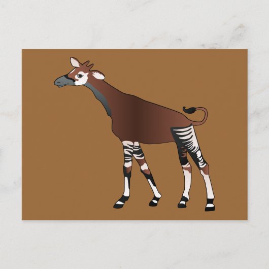 Okapi Postcard Postkarte (Vorderseite)