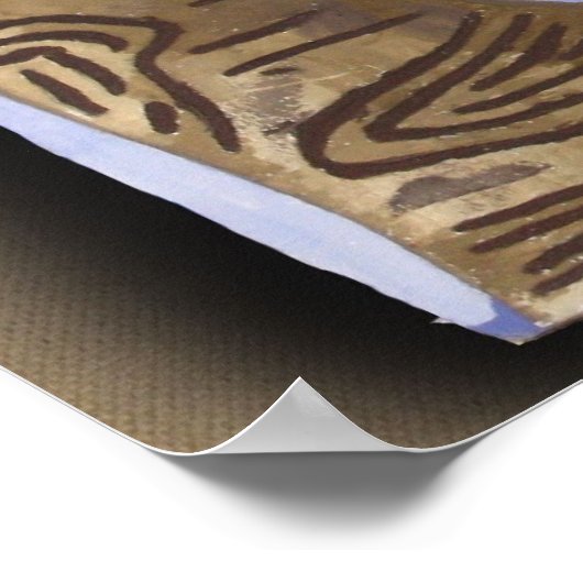 Okapi-Poster Poster (Ecke)