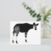 Okapi Postkarte (Stehend Vorderseite)
