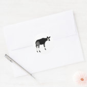 Okapi Runder Aufkleber (Umschlag)