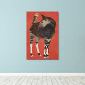 OKAPI & SOMMEREULE Leinwand (Insitu (Holzboden))