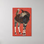 OKAPI & SUMMER OWL Leinwand (Vorderseite)