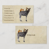 OKAPI u. FEDERN Visitenkarte (Vorne/Hinten)