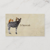 OKAPI u. FEDERN Visitenkarte (Rückseite)