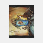 Okapi und das Oddlings Fleecedecke (Vorderseite)