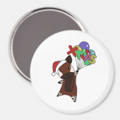 Okapi Weihnachtsschnee Wintertiere Okapis Magnet (Vorderseite/Rückseite)