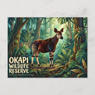 Okapi-Wildreservat Postkarte
