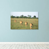 Okavango-Delta, Botsuana 4 Leinwanddruck (Insitu (Holzboden))