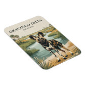 Okavango-Delta Botswana Magnet (Rechte Seite)