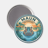 Okavango-Delta Botswana Magnet (Vorderseite/Rückseite)