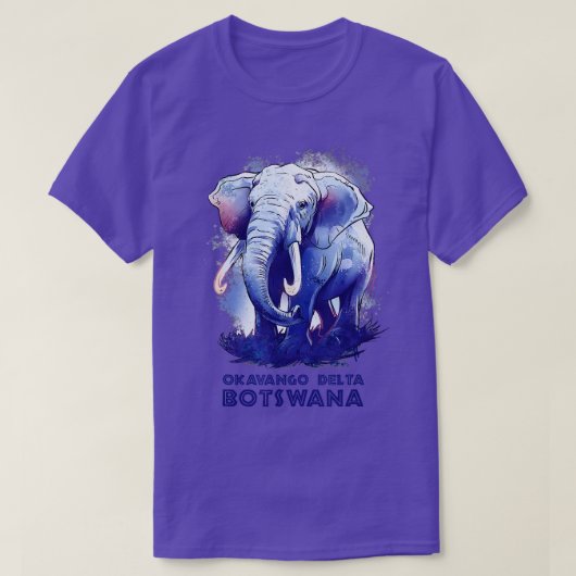 Okavango Delta Botswana Safari Nationalpark Spiel T-Shirt (Design vorne)