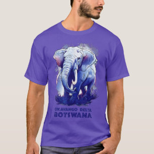 Okavango Delta Botswana Safari Nationalpark Spiel T-Shirt