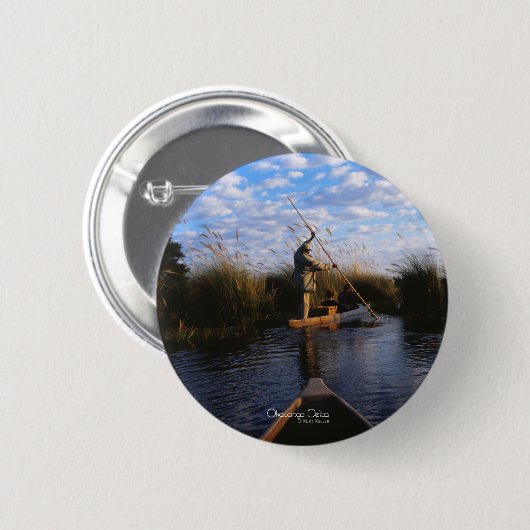 Okavango Delta Button (Vorne & Hinten)