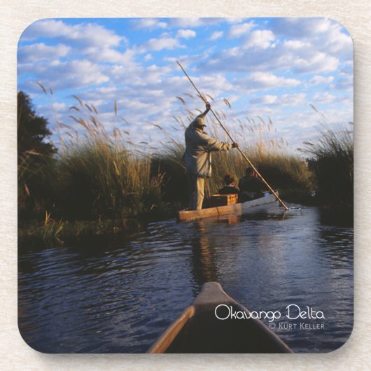 Okavango Delta Getränkeuntersetzer (Vorderseite)