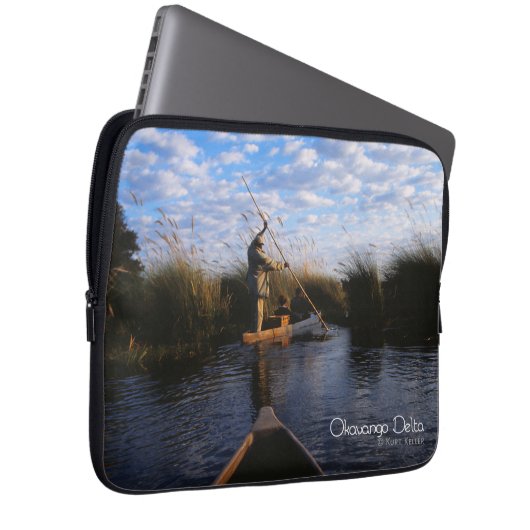 Okavango Delta Laptopschutzhülle (Vorne Rechts)
