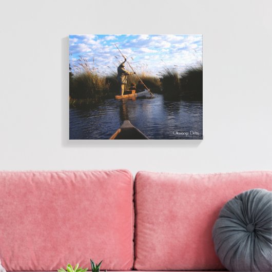 Okavango Delta Leinwanddruck (Insitu (Wohnzimmer))