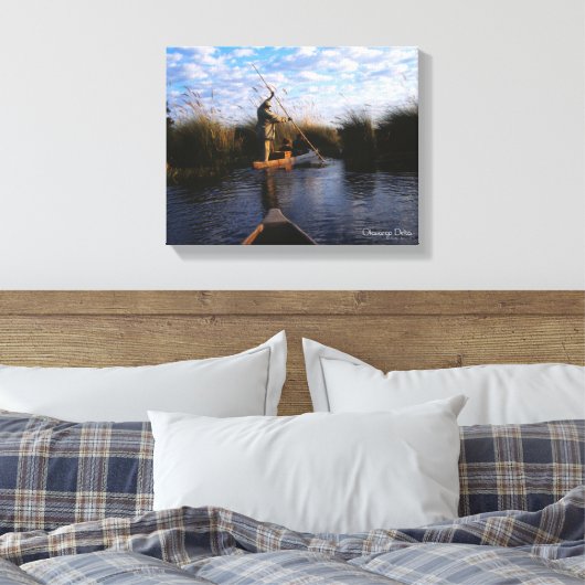 Okavango Delta Leinwanddruck (Insitu (Schlafzimmer))