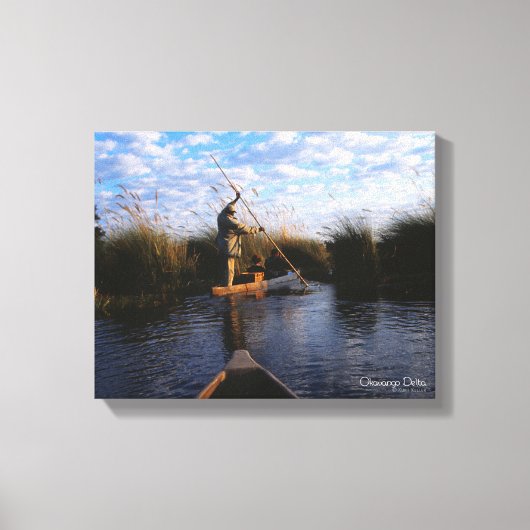 Okavango Delta Leinwanddruck (Vorderseite)