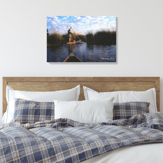 Okavango Delta Leinwanddruck (Insitu (Schlafzimmer))