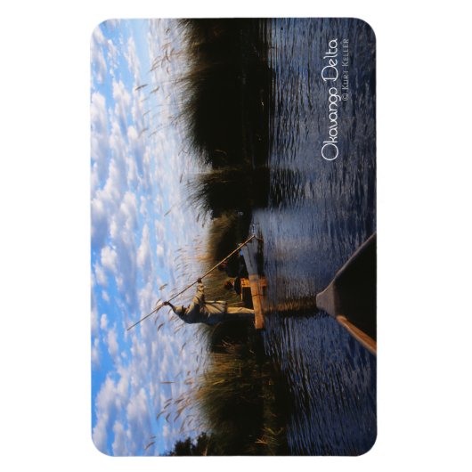 Okavango Delta Magnet (Vertikal)