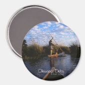 Okavango Delta Magnet (Vorderseite/Rückseite)