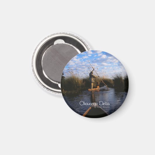 Okavango Delta Magnet (Vorderseite/Rückseite)