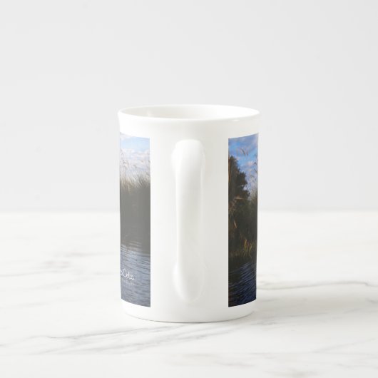 Okavango Delta Porzellantasse (Rückseite)