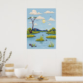 Okavango Delta Poster (Küche)