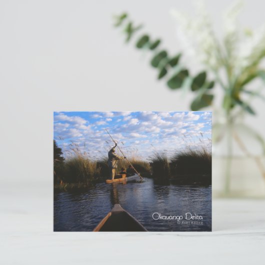 Okavango Delta Postkarte (Stehend Vorderseite)