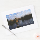 Okavango Delta Rechteckiger Aufkleber (Umschlag)