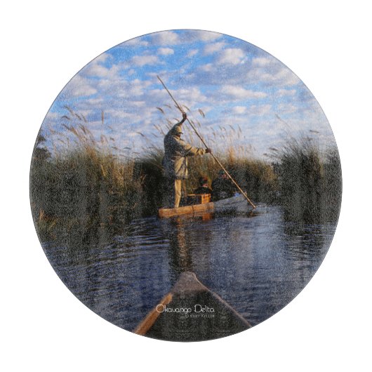 Okavango Delta Schneidebrett (Vorderseite)