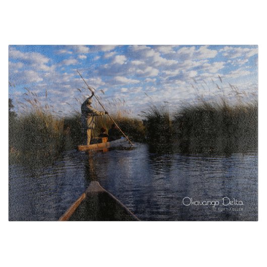 Okavango Delta Schneidebrett (Vorderseite)