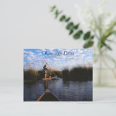 Okavango Delta Travel Postkarte (Stehend Vorderseite)